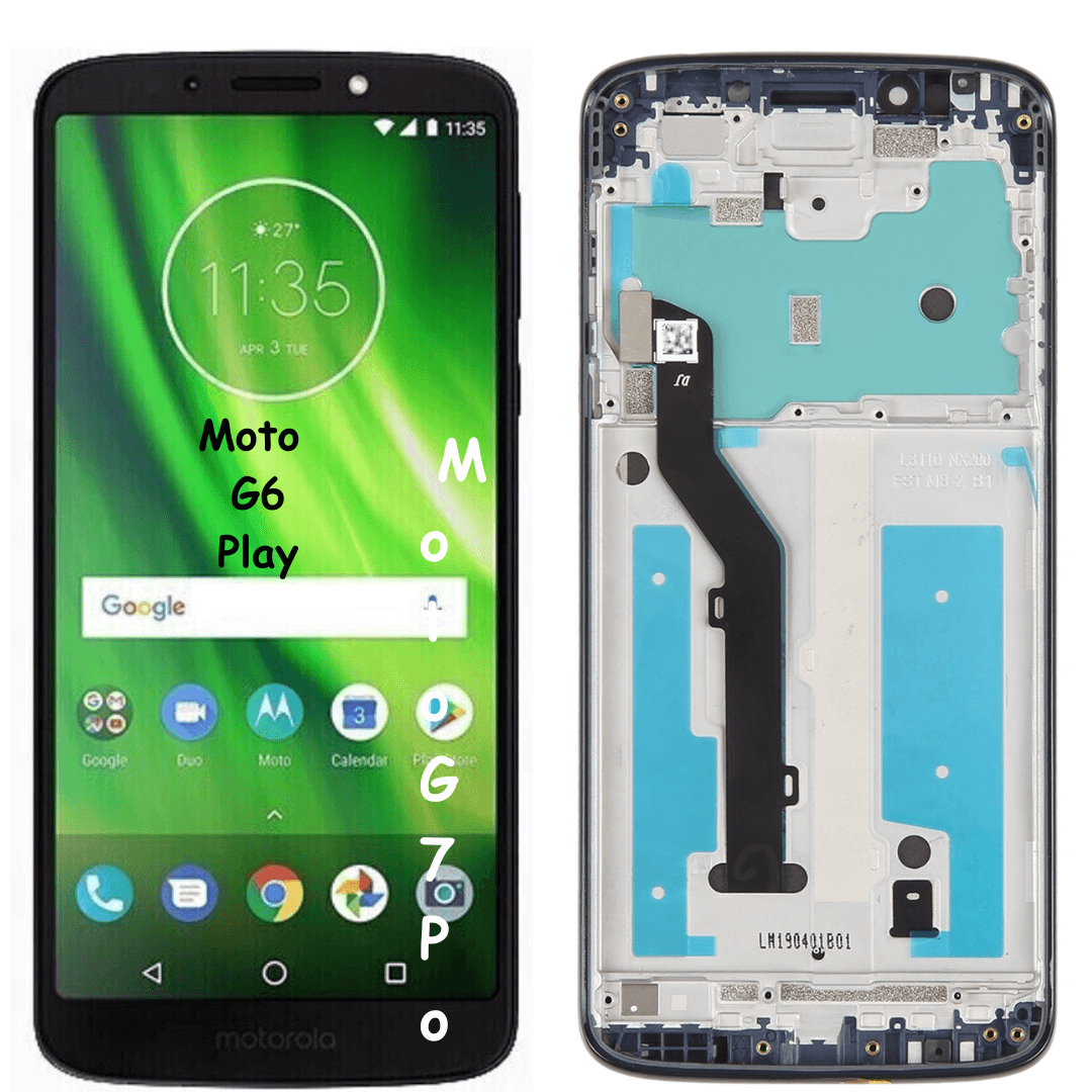 LCD Screen & Digitizer Full Assembly With Frame for Motorola Moto G6 Play XT1922 (Black) - Best Cell Phone Parts Distributor in Canada, Parts Source LCD Screen & Digitizer Full Assembly With Frame for Motorola Moto G6 Play XT1922 (Black) - Best Cell Phone Parts Distributor in Canada, Parts Source